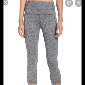 Used Once - Zella Gray High Waist Cropped Leggings